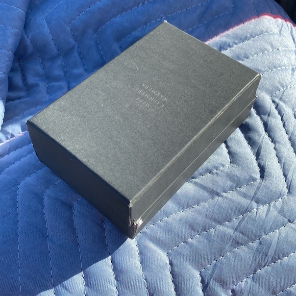 RH RESTORATION HARDWARE Cashmere Hand Warmers Mini Mitten silver sage blue NIB - Picture 8 of 9